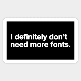 More Fonts! Sticker